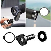 Black Bicycle Rearview Mirrors Handle Rearview Mirror Adjustable Bike Handlebar Plug Rear Mirror Cycling Accessories