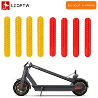 Front Rear Wheel Cover Eflective Sticker for Ninebot Max G30 Electric Scooter Warning New Dustproof Reflective Sticker 4pcs/set
