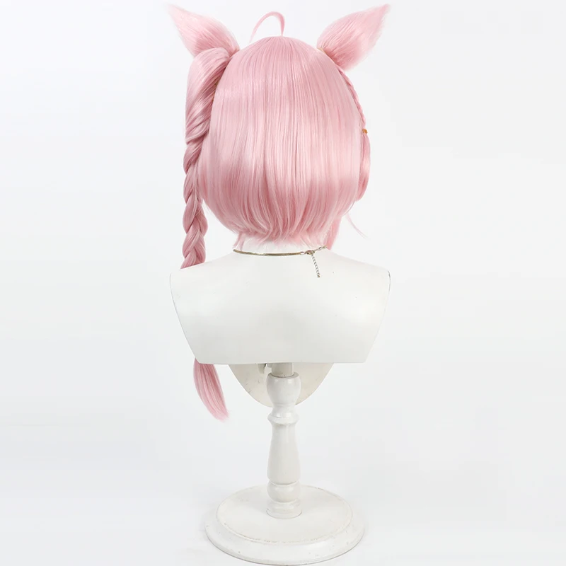 Hakui Koyori Anime VTuber Hololive Cosplay Wig Halloween Party Prop Synthetic Hair Heat Resistant Fiber + Wig Cap