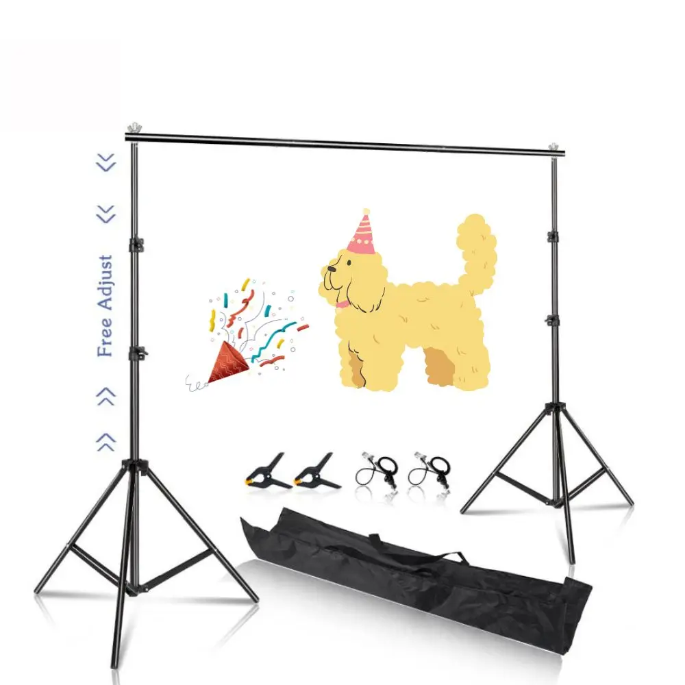 SH Backdrop Background Stand Photo Frame Support System Video Studio Photography Muslin Backgrounds Picture Canvas With CarryBag