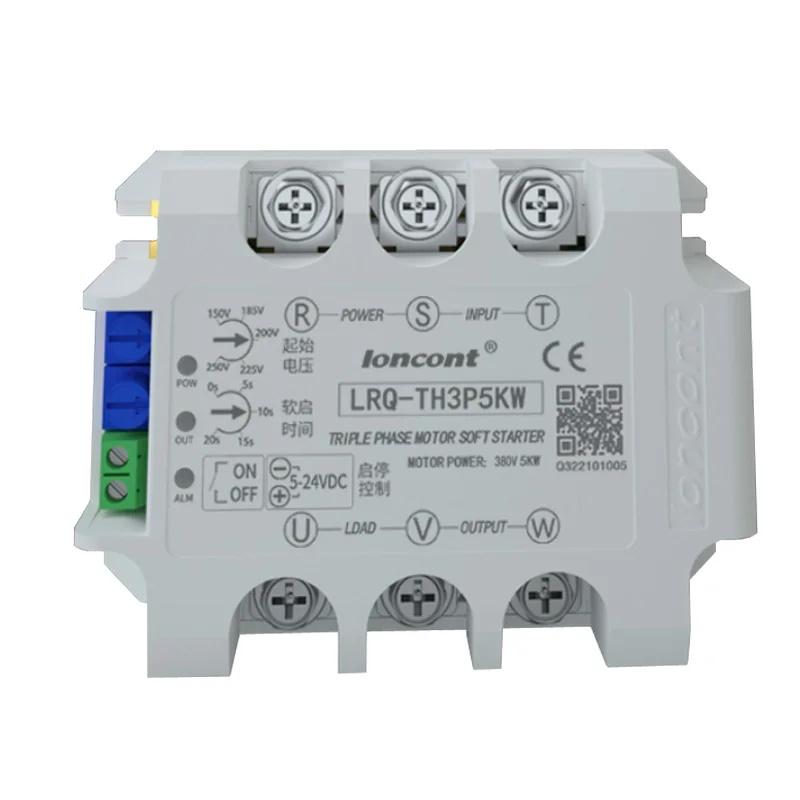 3 Phase Motor Soft Starter Online Slow Start Module Solid State Relay Decompression And Step-Down Controller 5KW8KW15KW22KW