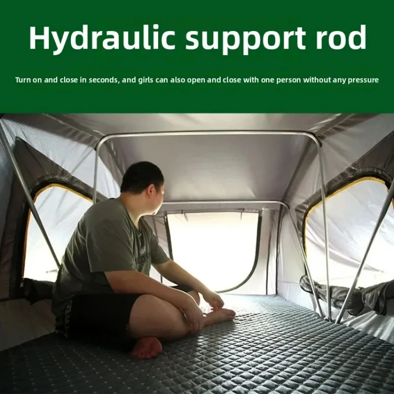 Hot Selling All-Weather Soft Shell Pop-Up Rooftop Tent Extendable Quick Setup for SUV Off-Road Camping