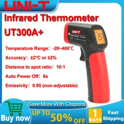 UNI-T UT300A + Termometro a infrarossi Laser Termometro portatile digitale industriale senza contatto misuratore di temperatura Laser pistola