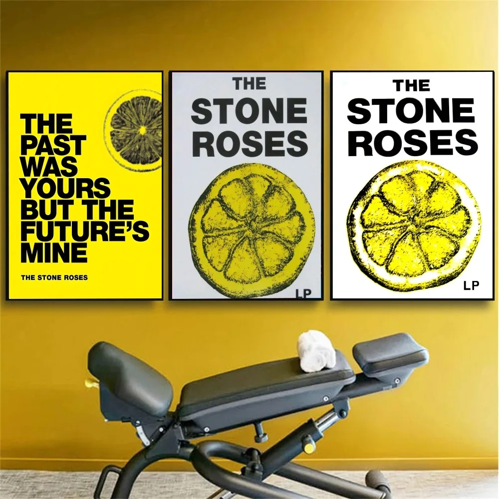 The Stone Roses Poster No Framed Poster Kraft Club Bar Paper Vintage Poster Wall Art Painting Bedroom Study Stickers