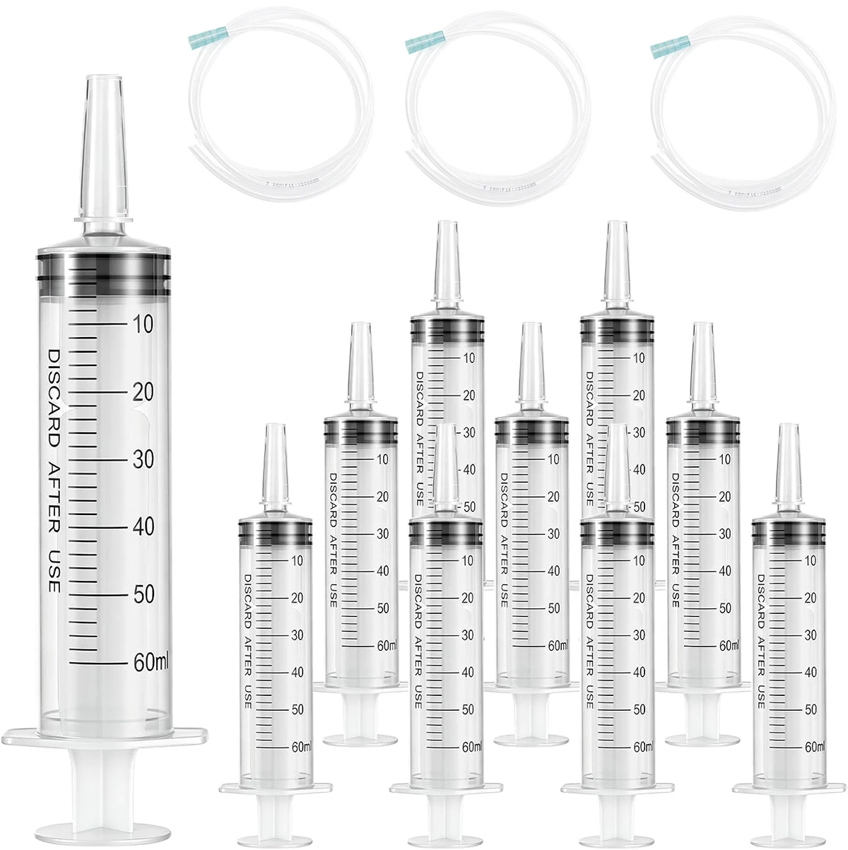 20ml-500ml Durable Large Capacity Syringe Car Oil Extractor without Needle for Medicine Dropper Feeding Pets Liquid Measuring