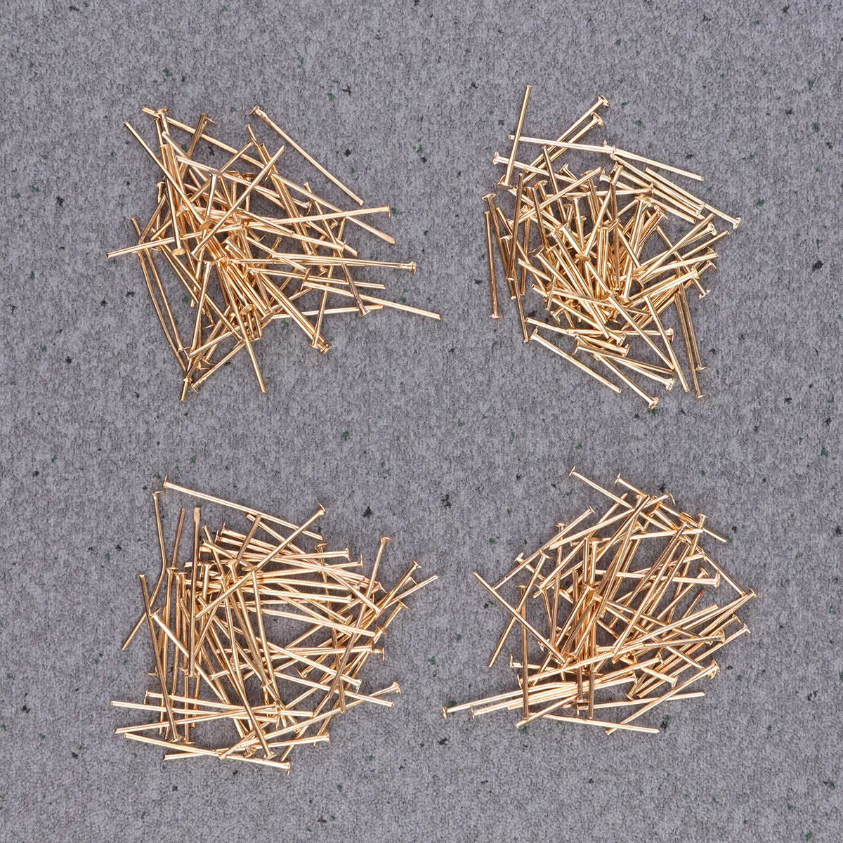 

T Shape Pins Flat Head Jewelry Making Kit 5 Colors Gold Bronze 4 Packs Each Size Durable Alloy Diy Necklace