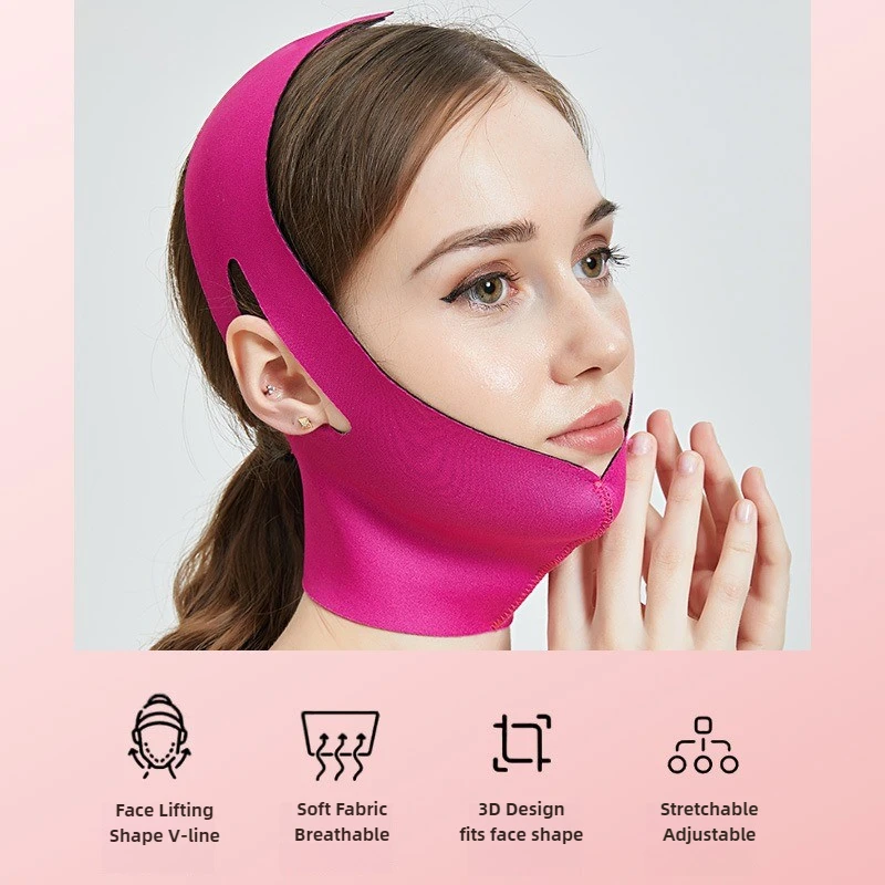 Elastic Face Slimming Bandage Women V Line Face Shaper Chin Cheek Lift Up Belt Facial Anti Wrinkle Strap Skin Care Beauty Tools