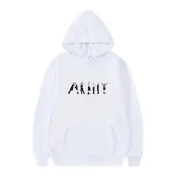 BTS Song Album Butter Printed Bts Fan Hooded Sweatshirt Casual Fashion Autumn and Winter Men and Women Fan Support Tops