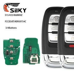 SilKY Smart Remote Key Semi Keyless 3/4BTN 315MHz/433MHz/868MHZ 8T/K0 959 754C for FOR Auid Q5 A4L A5 A6 A7 A8 RS4 RS5 S4 S5