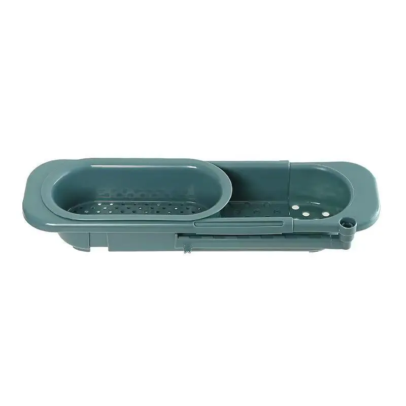 Pool telescopic storage rack filter leftover vegetables drain basket filter hanging sink rag rack kitchen supplies storage rack