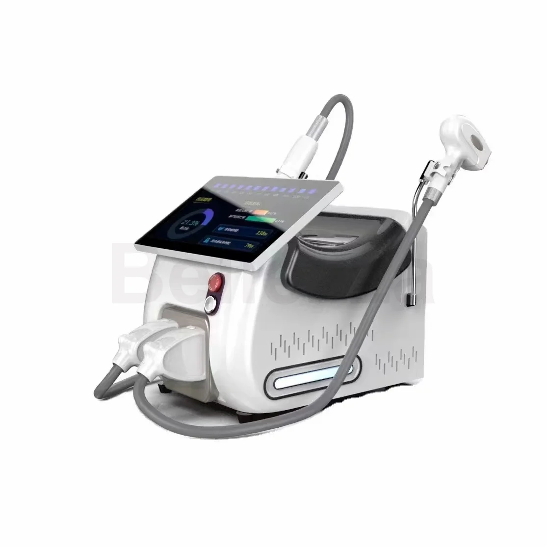 High Power Diode Laser Hair Removal Machine Ice Cooling 2 In 1 Nd Yag Laser Tatoo Removal Fast Pianless Hair Removal Machine