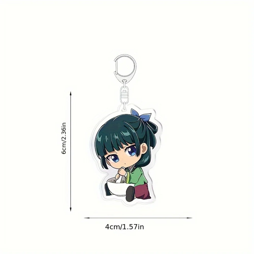 Loen Anime Store The Apothecary Diaries  Maomao Gao shun Lihua Acrylic Q Edition Keychain Pendant Ornamen Fans Gifts About 6cm