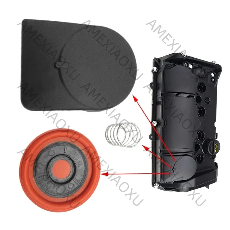 Crankcase Vent Valve Cover Membrane Kit For Mini Cooper Countryman Paceman R55 R56 R57 R58 R59 R60 R61 2011-2016 11127603390 URO