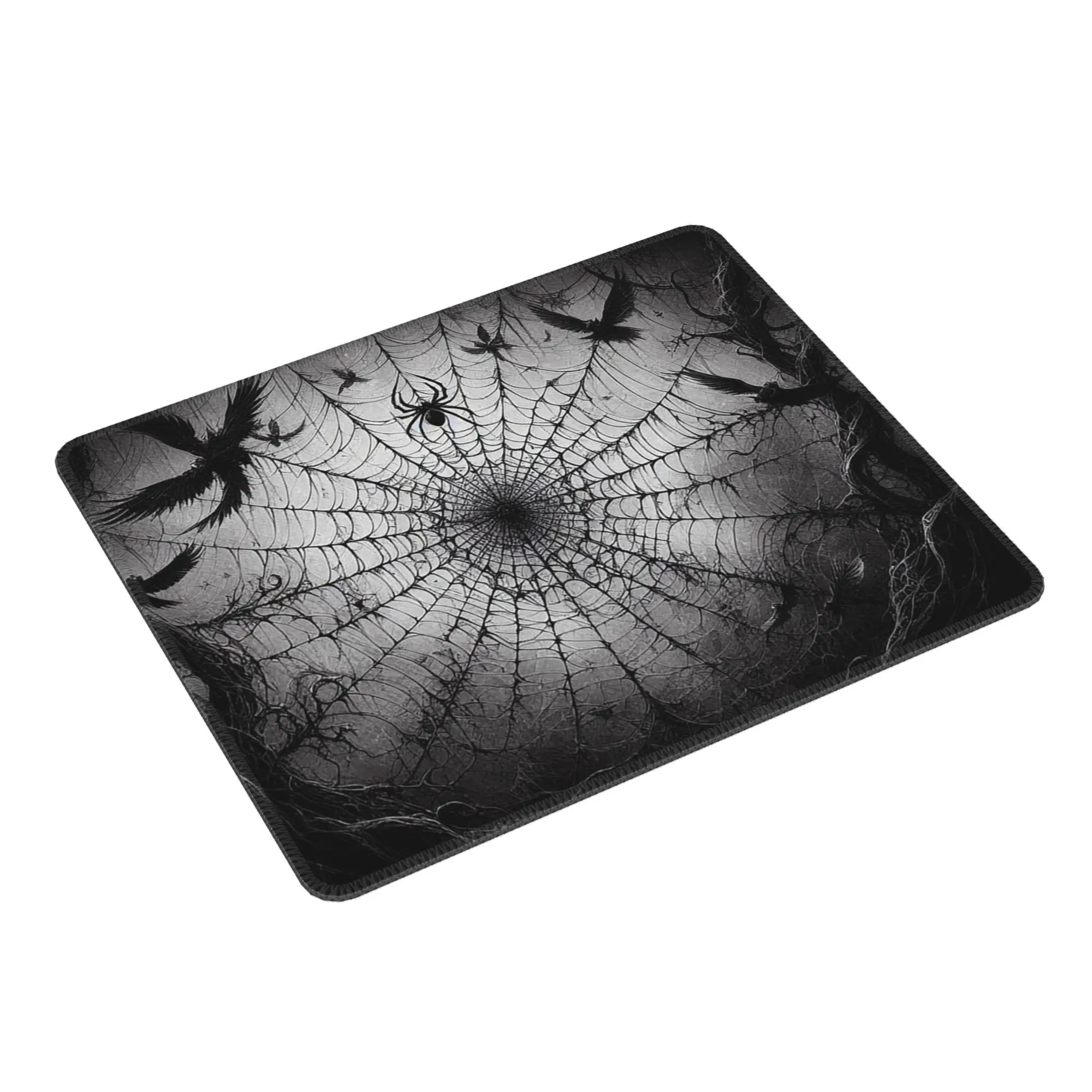 Spider Web Gothic Halloween Mouse Pad Computer Keyboard Mouse Mat Gamer PC Laptop Desk Mat Office Accessories Table Mats