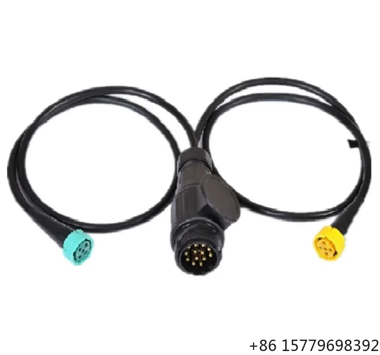 

Wiring Kits 13P Plug + 2x5P Bayonet Socket with Cable Complete Trailer Electrical Harness Set