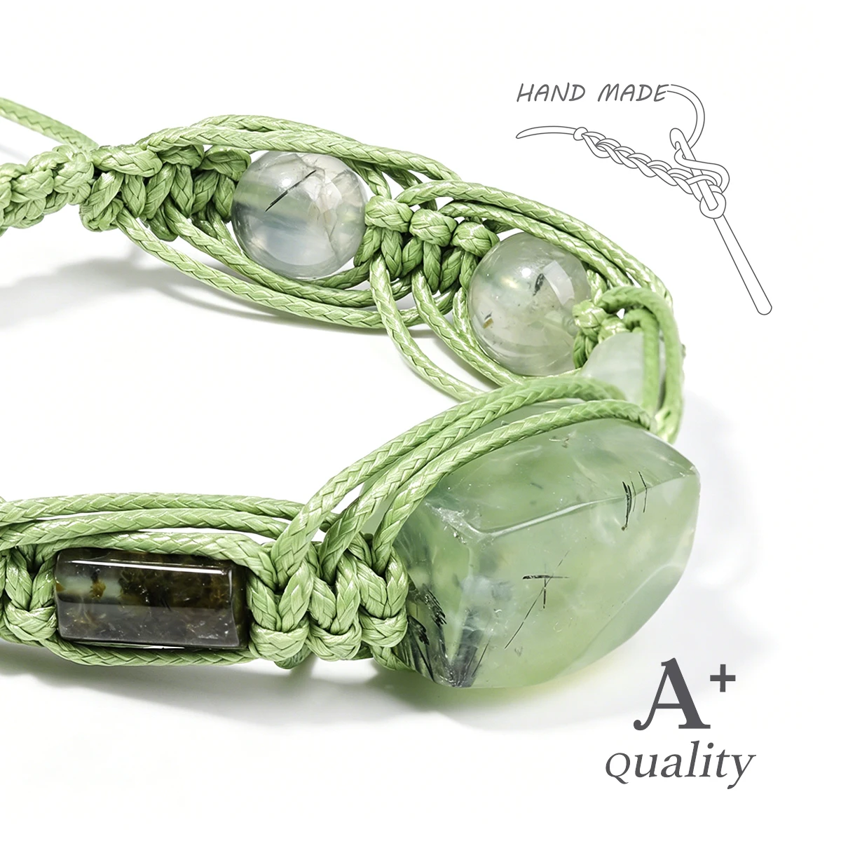 Herren-Armband aus natürlichem Citrin, gewebtes Armband, roher gelber Kristall, zieht Reichtum, Fülle, Heilstein, Schmuck, Geschenk für männliche Geschäftsleute – Detail 14
