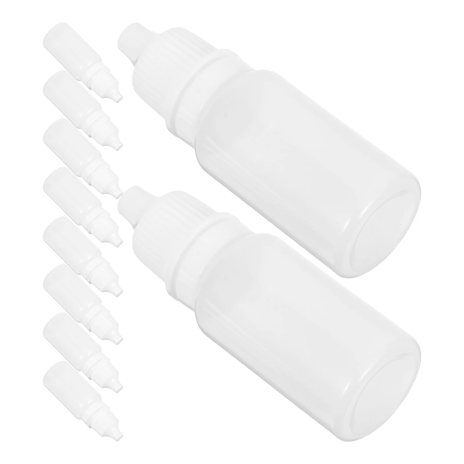 10 Pcs Eye Drop Bottle Dropper Plastic Filling Squeeze Bottles Empty Tubes Drops