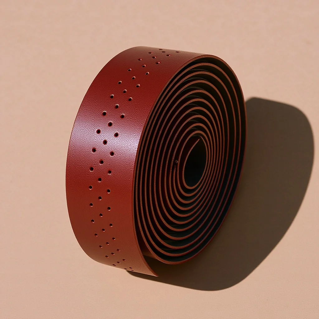 

1Set Bike Handlebar Tape Shock-Absorbent PU Wrap Non-Slip Strap for Mountain Road Outdoor Cycling Brown Handlebar Ribbon