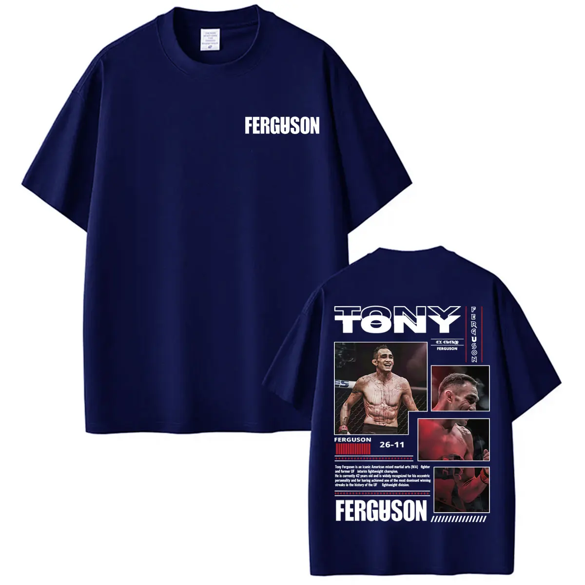 Night Demon Tony Ferguson Vintage Graphic T Shirt Men's Clothing Fashion Violence Aesthetic T Shirts Summer Tops O-Neck T-shirts