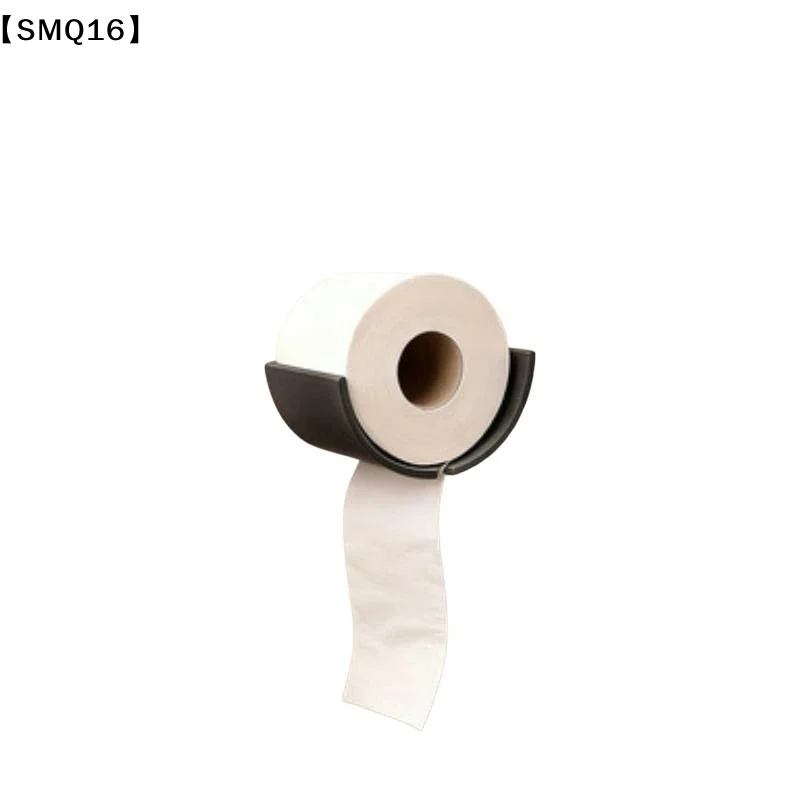 Creative Wall Mounted Waterproof Black Toilet Paper Holder Easy Install For Bathroom Decor【SMQ】 view 6