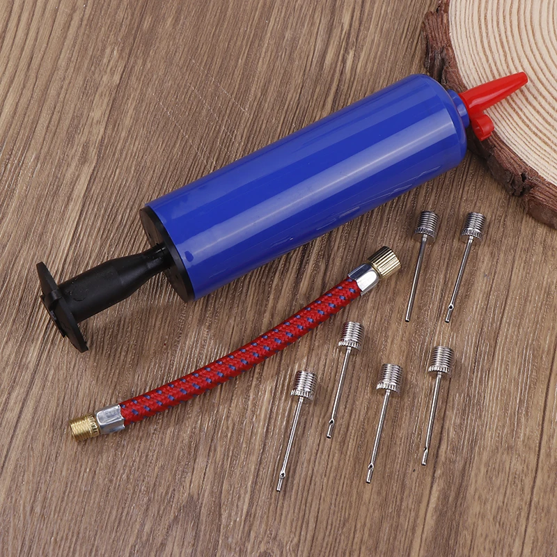 10 Pcs Ball Pump Set Hand Pump 6inch Inflator Portable Ball Volleyball Football Basketball Inflating Pump Tools With Air Hose