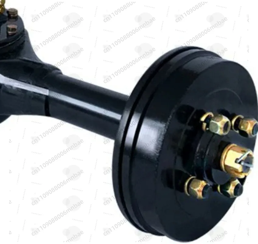 Electric tricycle rear axle assembly weighs 1 ton climbing king drum brake variable gear load high power brushless motor