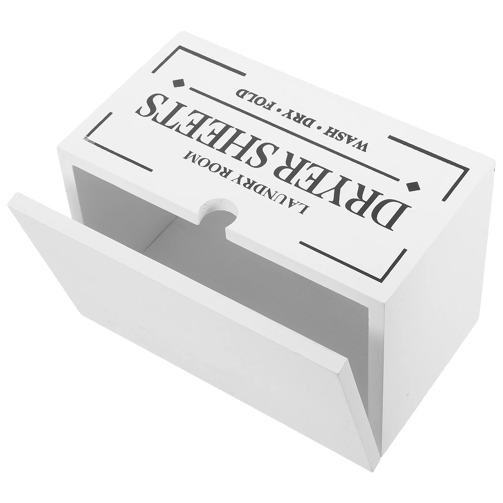 

1pcs Dryer Sheet Wooden Room Laundry Containers For Organizing Organizer Essential Houseware Item Laundry Dispenser for Home