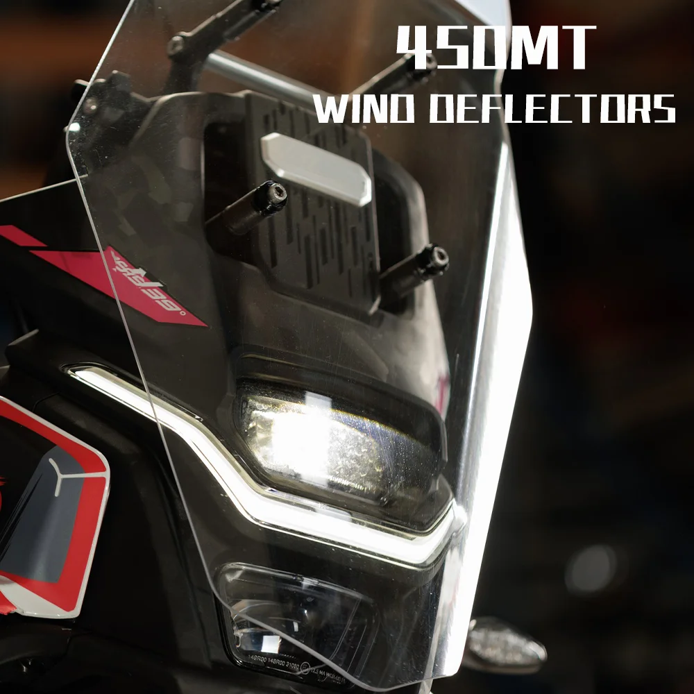 

Motorcycle Accessories MT450 450MT Rally Windshield For CFMOTO 450MT indscreens IBEX450 Windshield Wind Deflectors Wind Screen