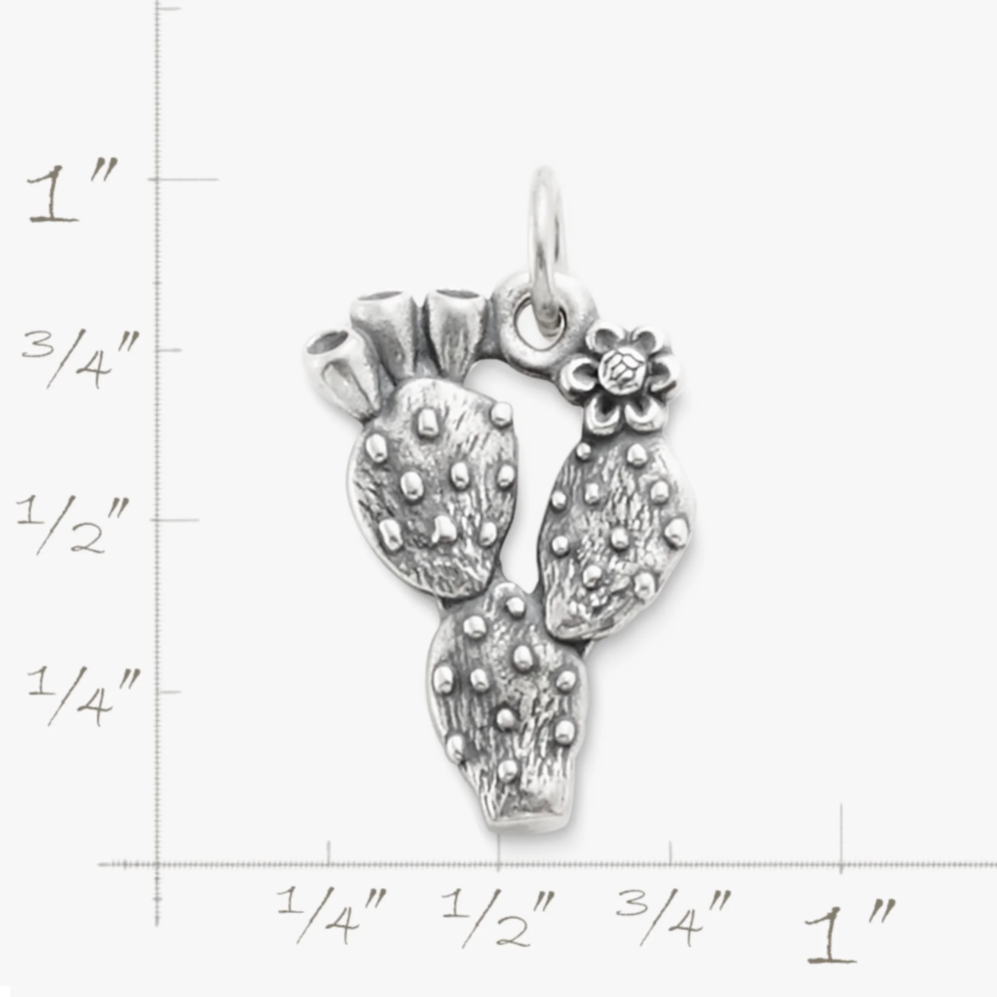 S925 sterling silver James Avery Prickly Pear Cactus Charm