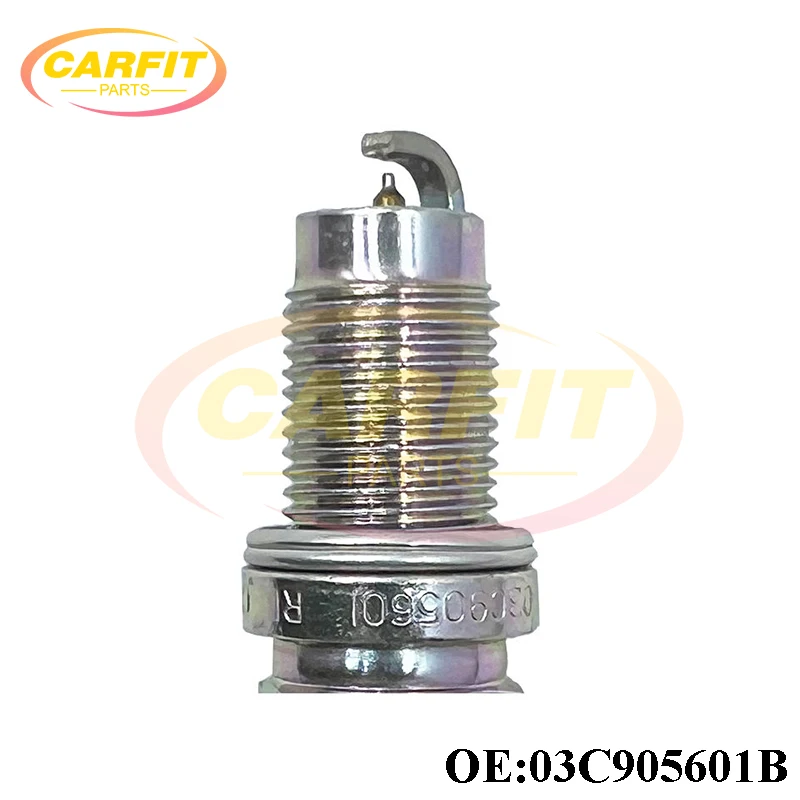 OEM 03C905601B 03C905601A SIZFR6B8EG Iridium Spark Plug For Audi A1 A3 VW Passat Golf Polo Jetta Tiguan Seat Skoda Auto Parts