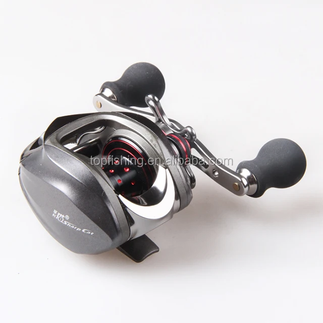 

Fishing Reels Casting Right Hand 10+1BB 6.3:1 Saltater Dark Gray Tackle Equipment