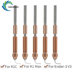 High Speed Print Bico Atualizado, Bicos de Cobre e Titânio, Tudo em Um, K1C, K1 Max, Ender-3, V3, 0.2mm, 0.4mm, 0.6mm, 0.8mm, 1.0mm