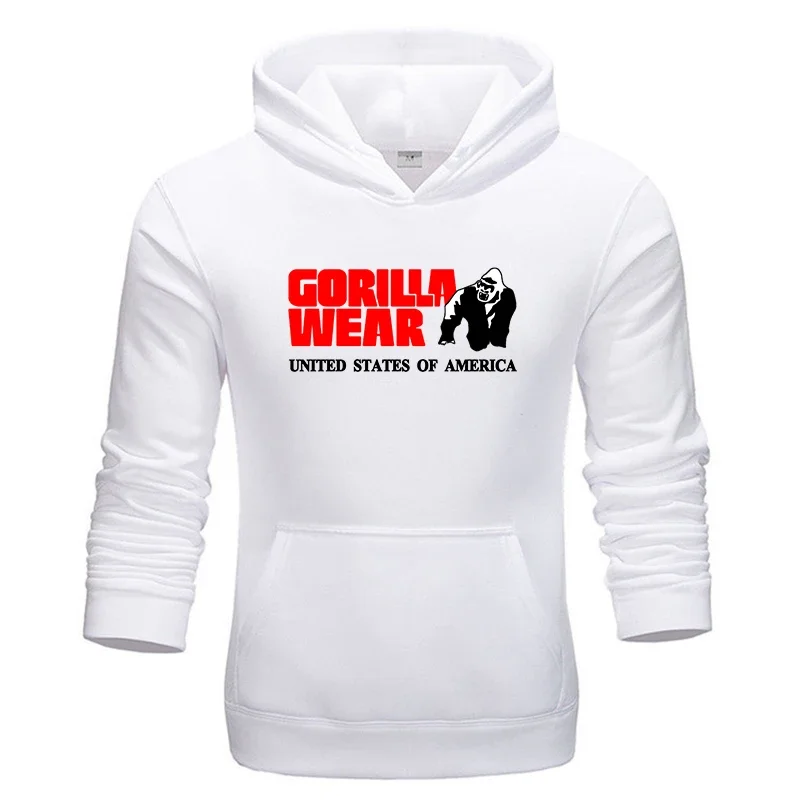 2024 Hot Sale Men Fashion Brand Hoody Gorilla Graphic Printed Hoodie Vintage Casual Sweatshirt Unisex Long Sleeve Pullovers