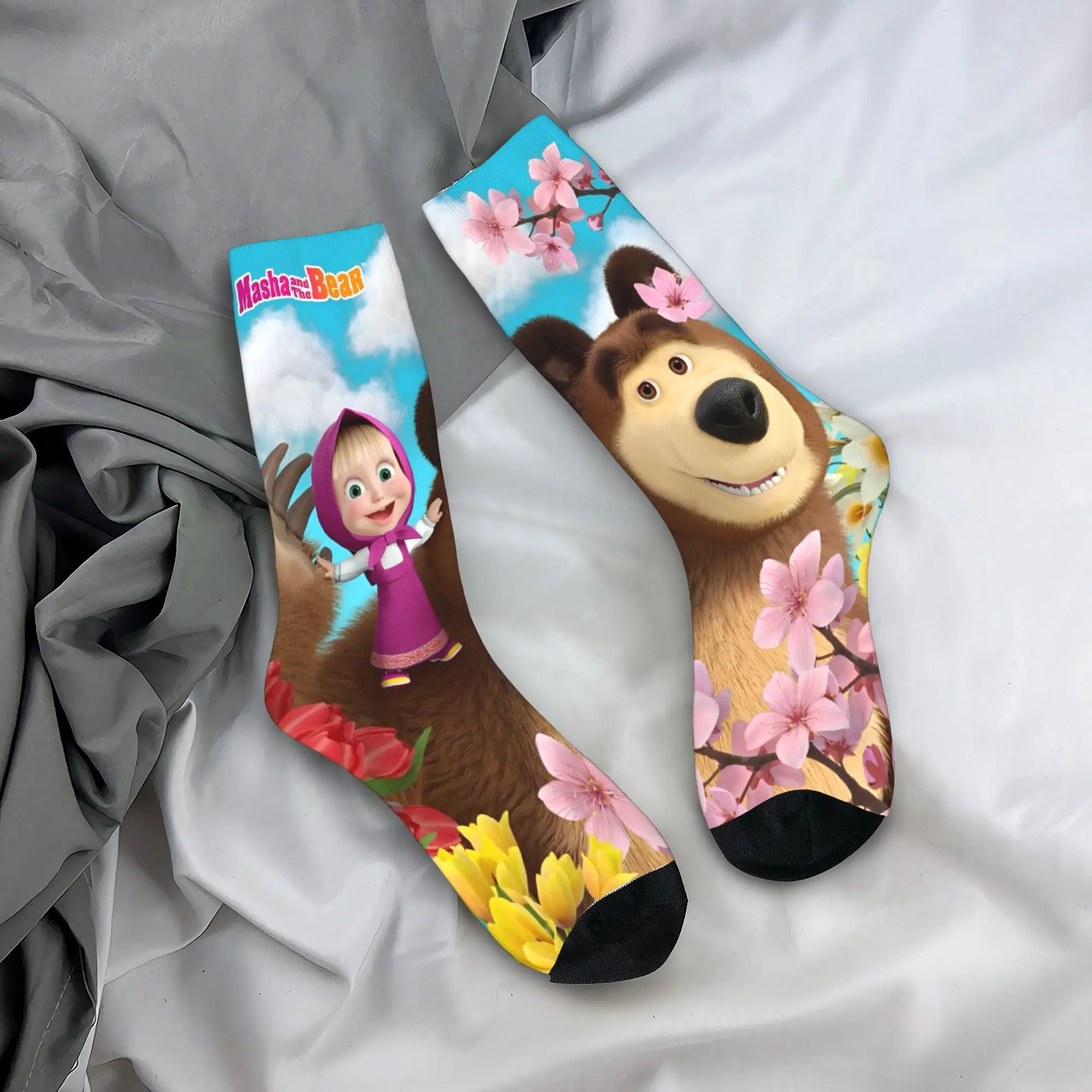 Harajuku  Men Women Socks m-mashas anime cartoon  Accessories Comfortable  Skateboard Socks All Season