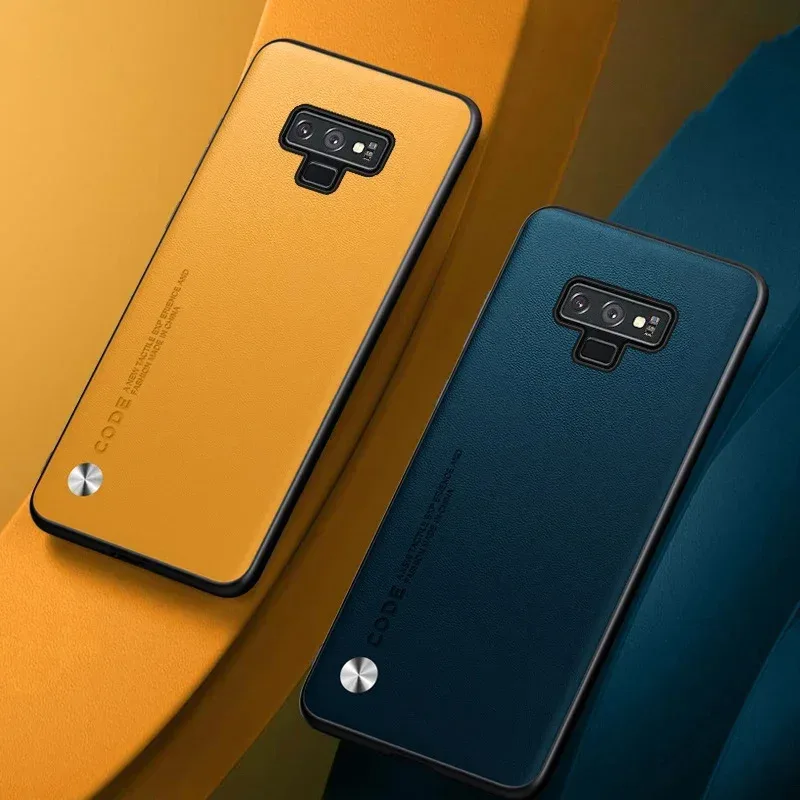 Luxury PU Leather Case For Samsung Galaxy Note 9 Back Cover Silicone Protection Phone Case Note 8 Note8 Note9 Coque Bumper Funda