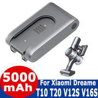 Original 5000mAh Battery - for Xiaomi Dreame T10 T20 V12S V16S handheld cordless vacuum cleaner accessories battery pack
