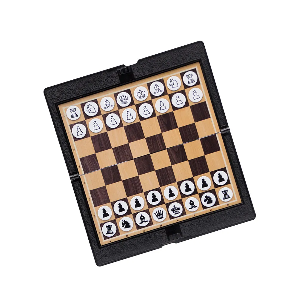

Premium Foldable International Draughts Board Game Checkers Travel Set for Home Outdoor Play Checkers