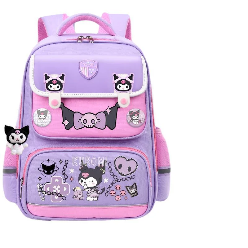 Sanrio New Clow M Student Schoolbag Cute Cartoon Casual Large Capacity Shoulder Pad Lightweight Double-Shoulder Backpack