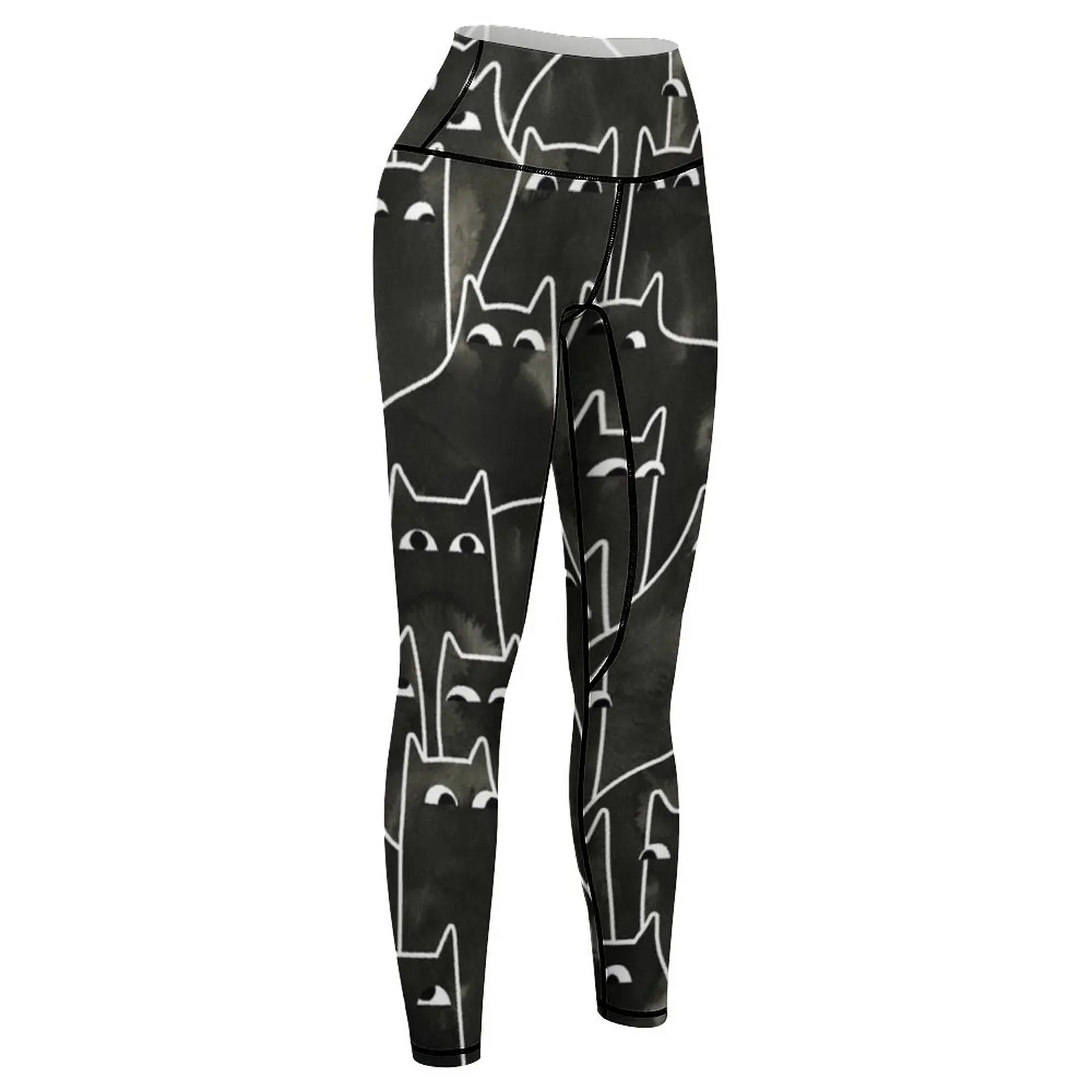 Suspicious Cats Leggings Sweatpants jogging pants Womens Leggings