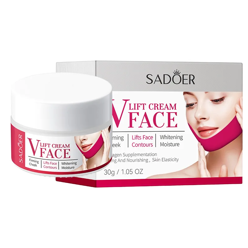 V Line Face Shaper Face Lifting Cream Facial Lifting Tightening Slimming Cream Double Chins Reducer Cream Beauty Products