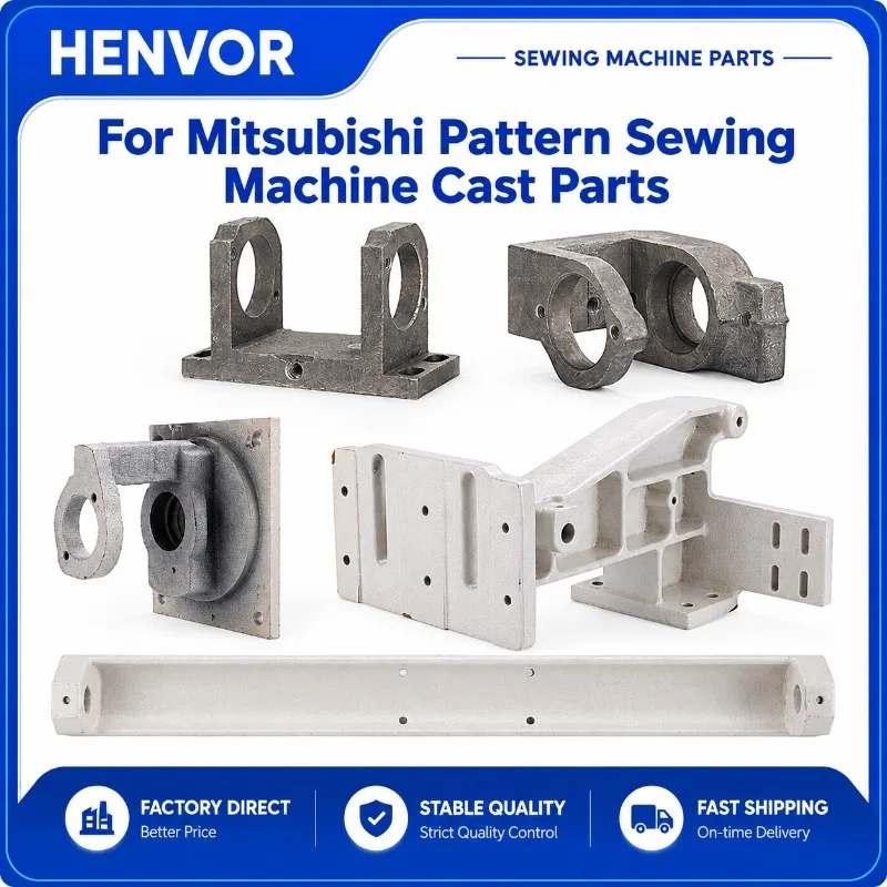HENVOR Belt Adjustment Seat Bracket for Mitsubishi 3020 Computerized Pattern Sewing Machine Parts