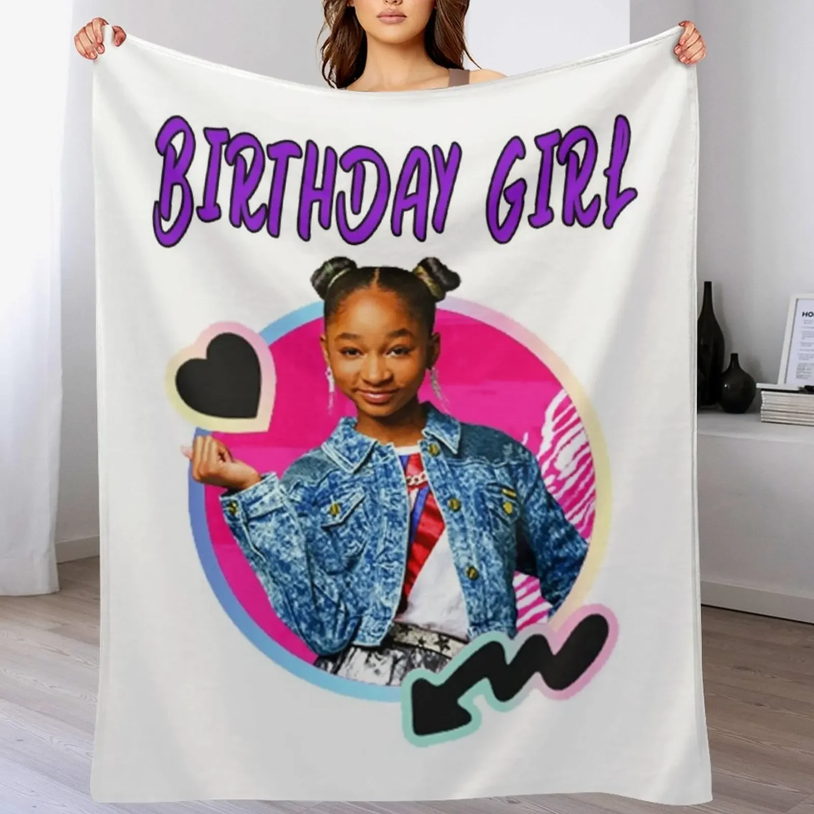 

That Girl Lay Lay Birthday that songs,that doll Throw Blanket Picnic For Sofa Thin Furry Bed Fashionable Blankets