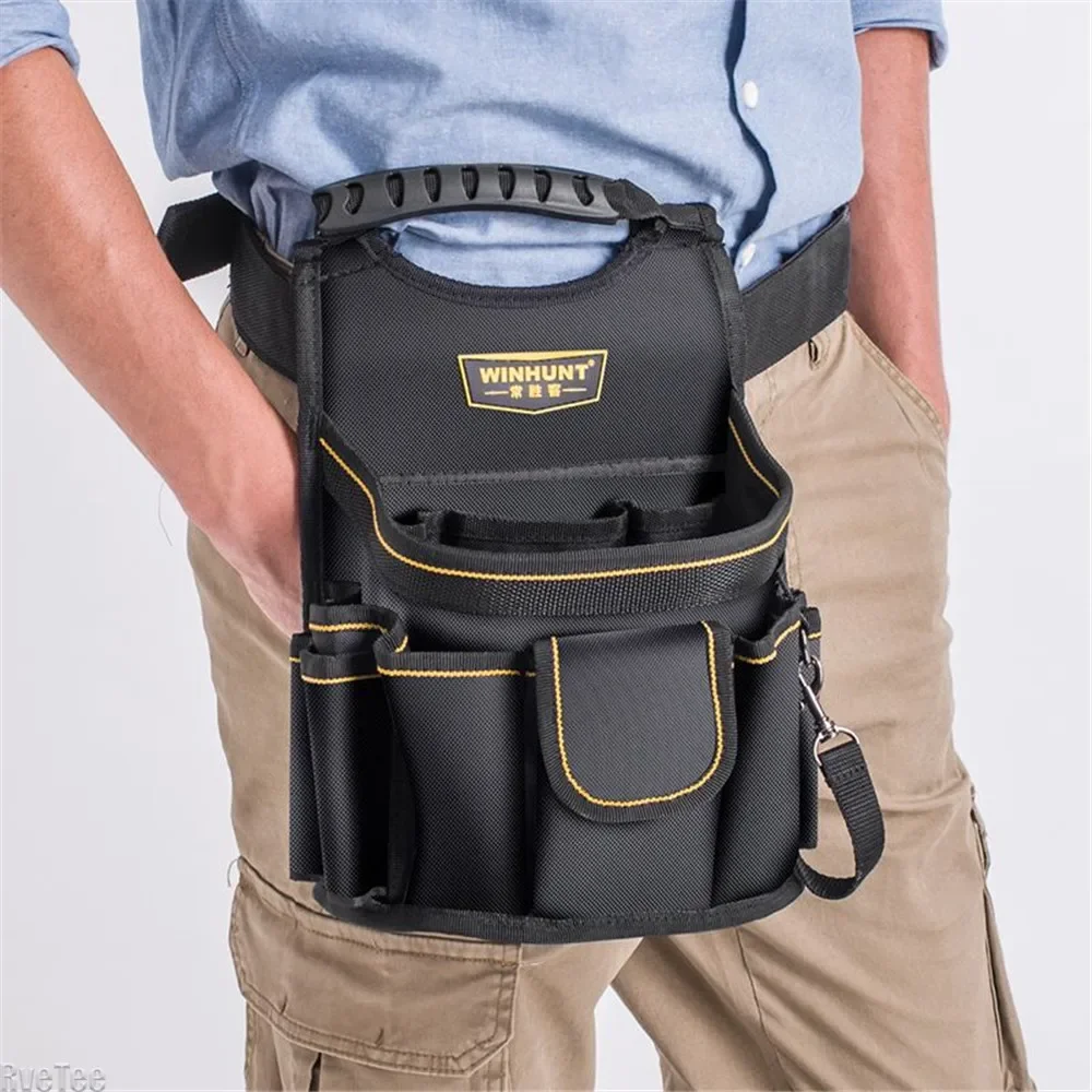 

Portable Tool Waist Bag Organizer with Belt for Electrician Tools Carpenter Mechanic Car Repair Tool Pouch