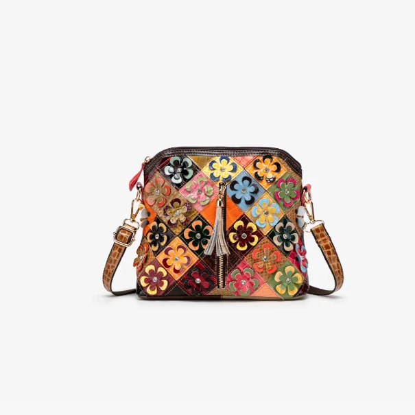 

Модная кожаная тканая сумка через плечо, женская сумка на одно плечо, простая универсальная сумка из воловьей кожи Sli