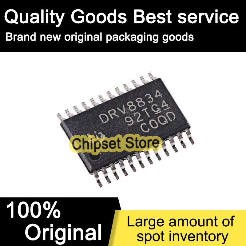 

DRV8834PWPR DRV8834 HTSSOP 100% Brand new
