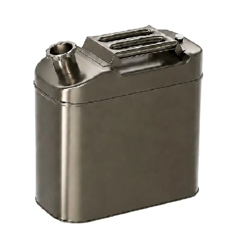 Oil Tank Water Tank 15L Portable With Oil Guide Tube For Outdoor RV Camping