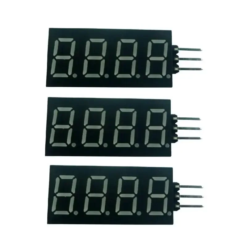 3 Pcs 4 Digital UART TTL232 Serial Port 7Seg LED Digital Tube Display Ascii code Text Display Module