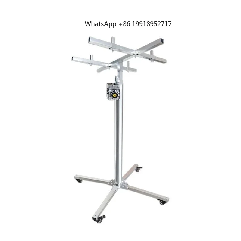 Air Conditioner Air Duct Installation Lift 4M/3M/3.5M Hanging Cabinet Wall Cabinet Installation Tool Bracket Folding Bear 150kg