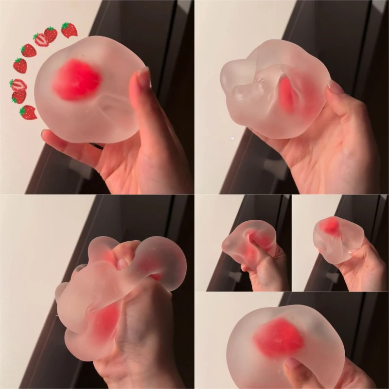 ألعاب ضغط الفراولة موتشي تخفف التوتر وتنفيس الغضب ألعاب انتعاش بطيء لعبة تخفيف التوتر تخفيف التوتر للأصدقاء #1