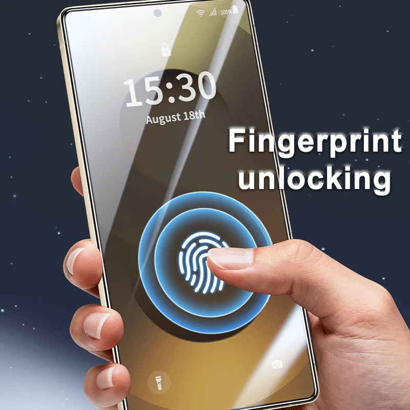 Displayschutzfolie für Samsung Galaxy S26 S25 S24 S23+ Panzerglas Vollflächiger Schutz Anti-Fingerabdruck Einfache Installation – Detail 7